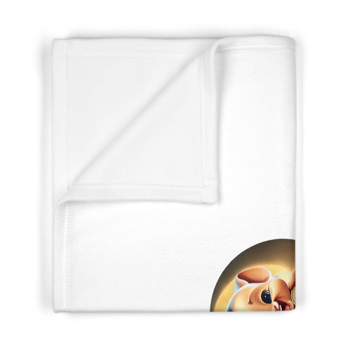 Fierce Baby Coin Soft Fleece Baby Blanket