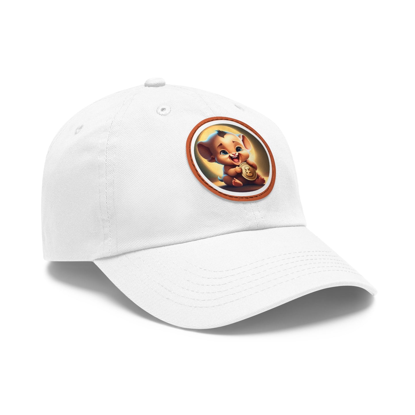 Fierce Baby Coin Hat with Leather Patch (Round)