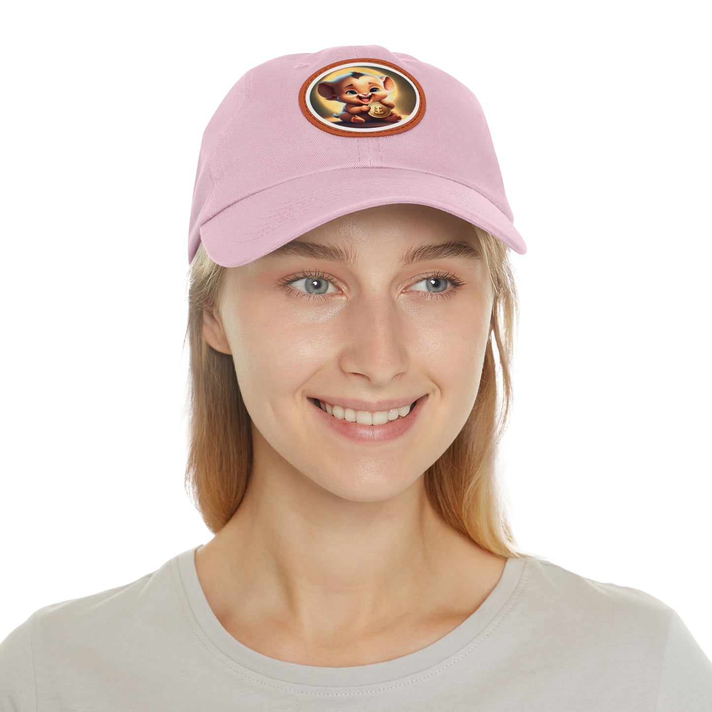 Fierce Baby Coin Hat with Leather Patch (Round)