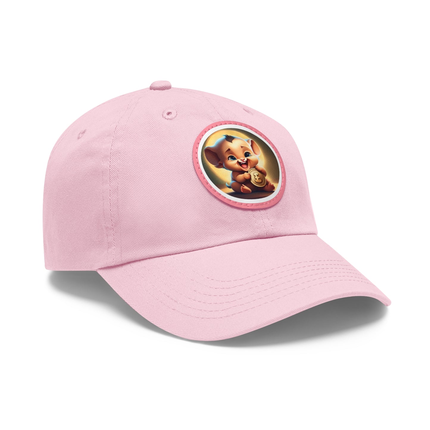 Fierce Baby Coin Hat with Leather Patch (Round)