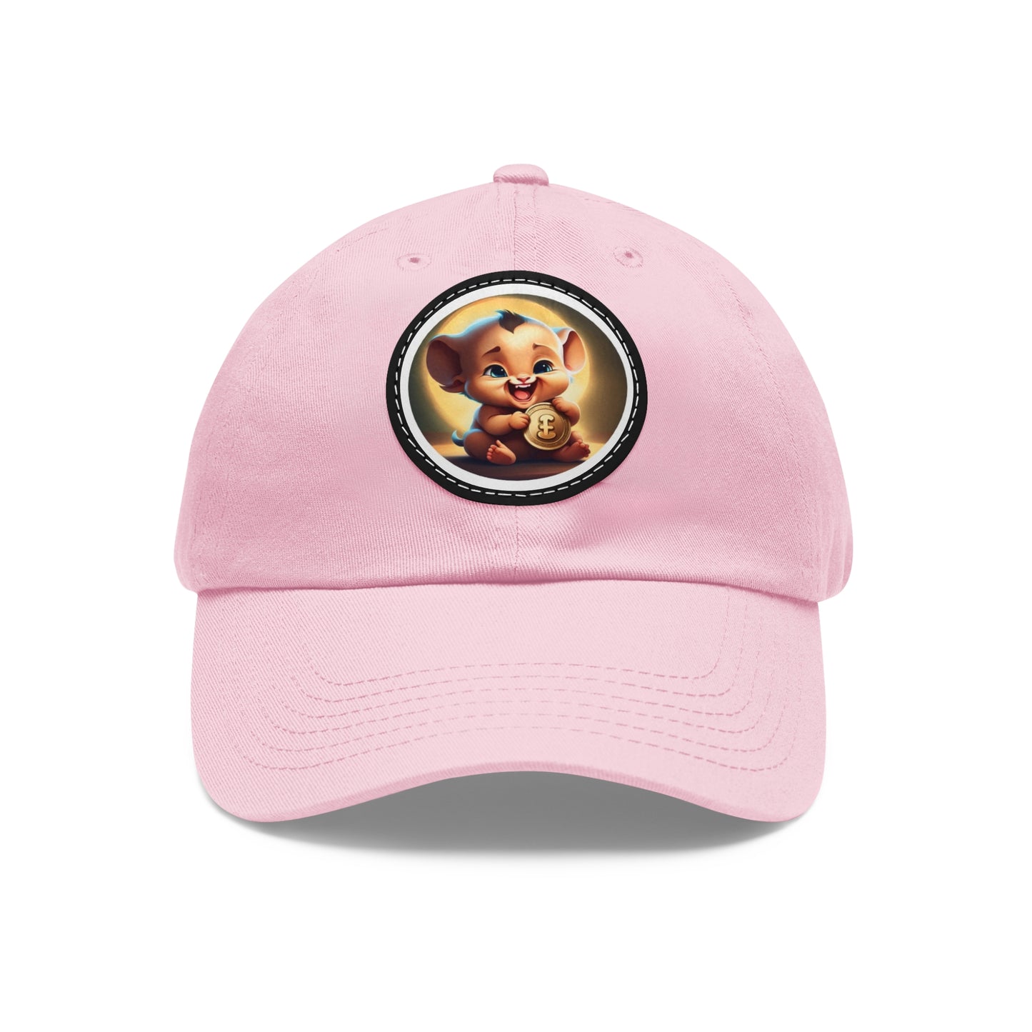 Fierce Baby Coin Hat with Leather Patch (Round)