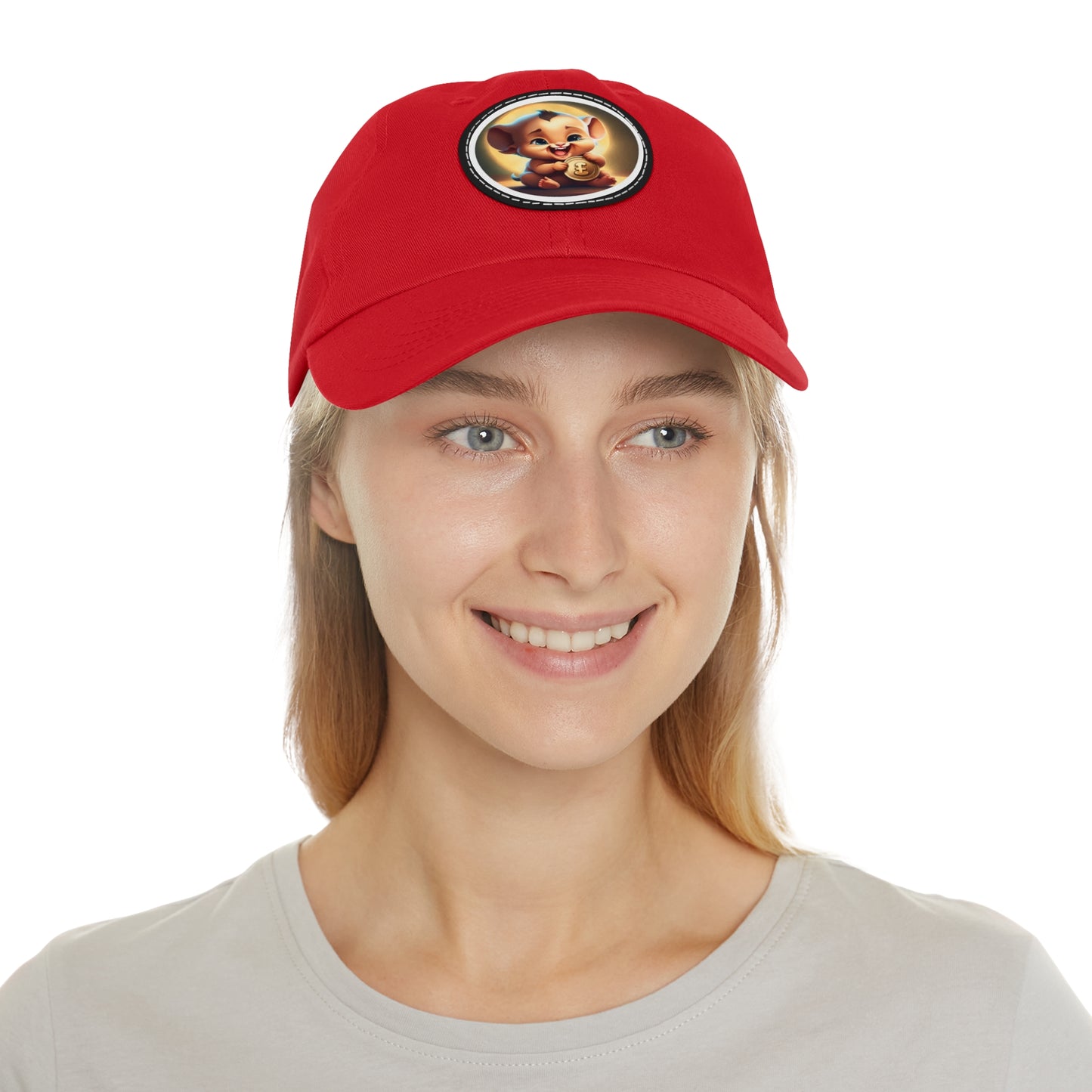 Fierce Baby Coin Hat with Leather Patch (Round)