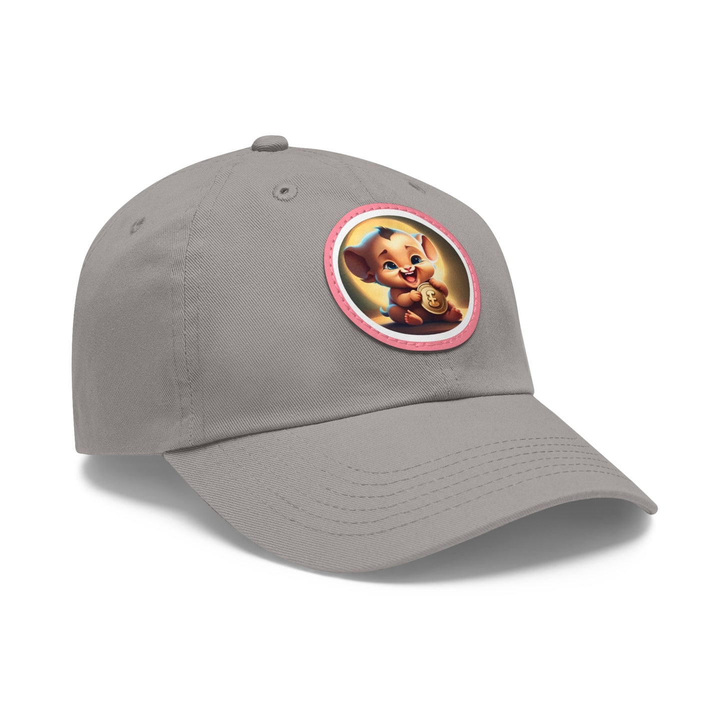 Fierce Baby Coin Hat with Leather Patch (Round)