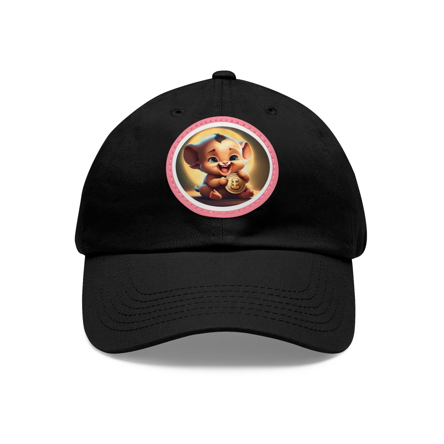 Fierce Baby Coin Hat with Leather Patch (Round)