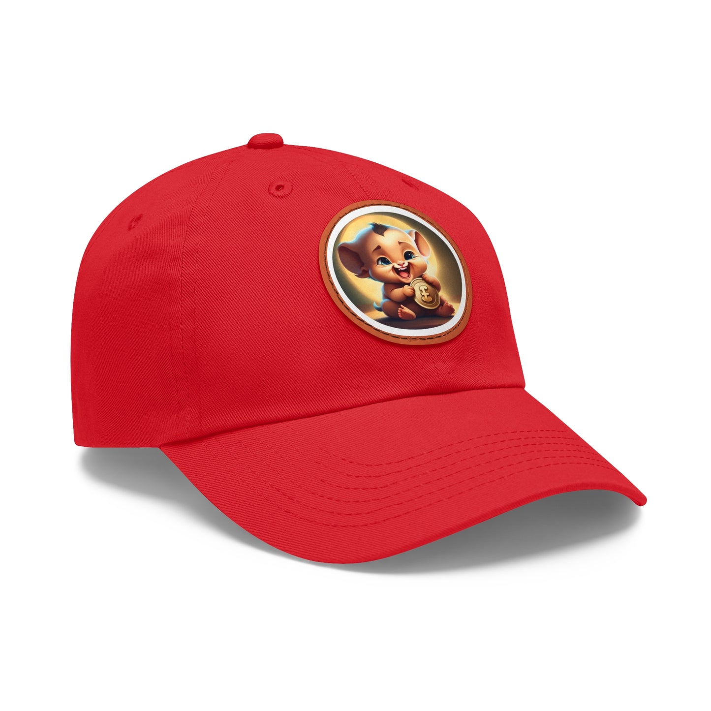 Fierce Baby Coin Hat with Leather Patch (Round)