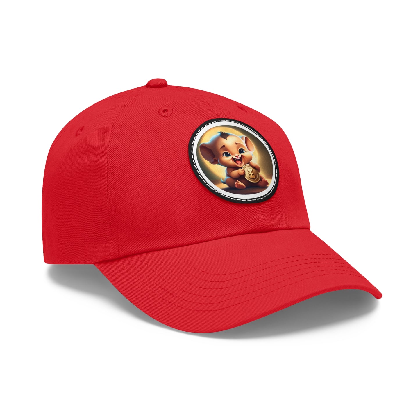 Fierce Baby Coin Hat with Leather Patch (Round)