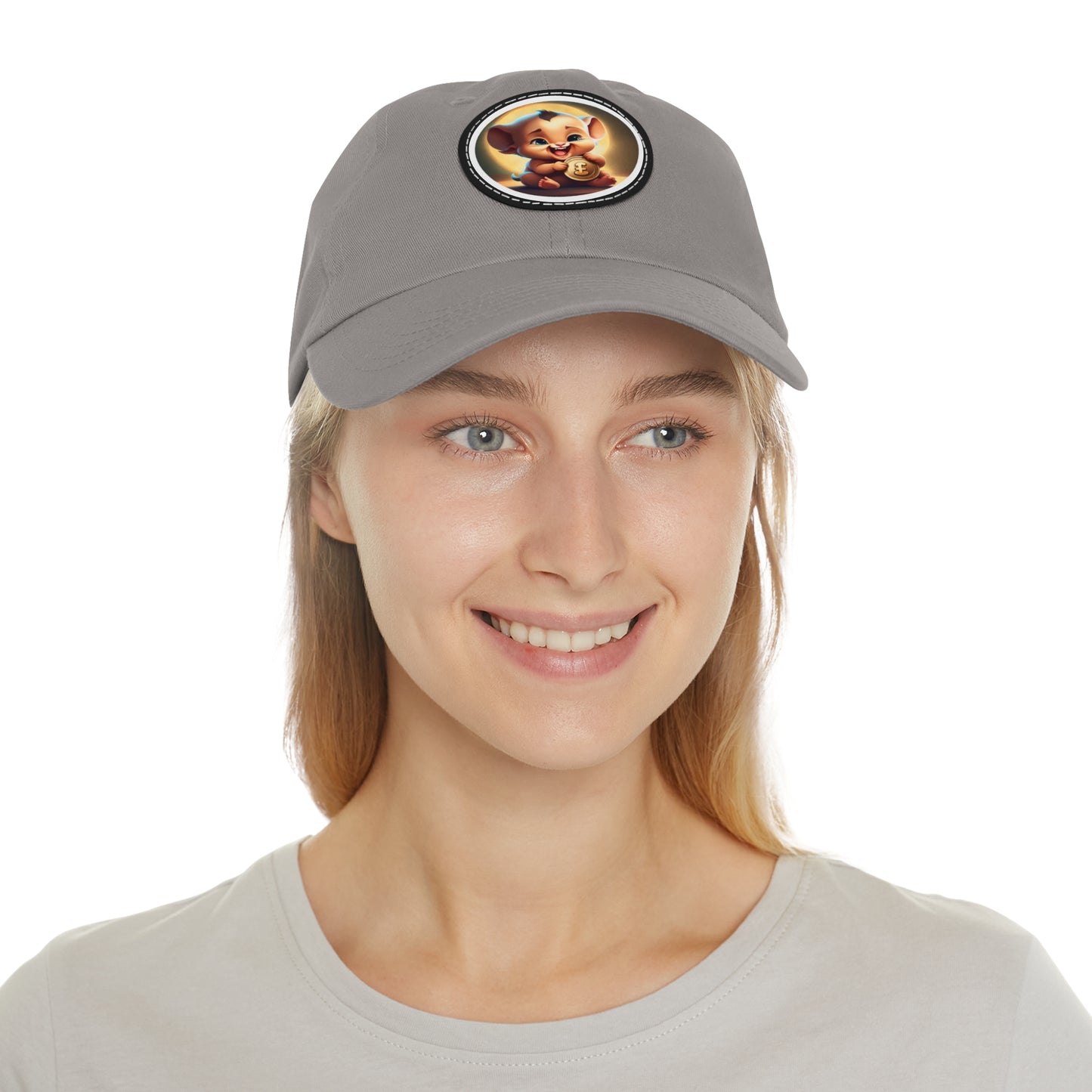 Fierce Baby Coin Hat with Leather Patch (Round)