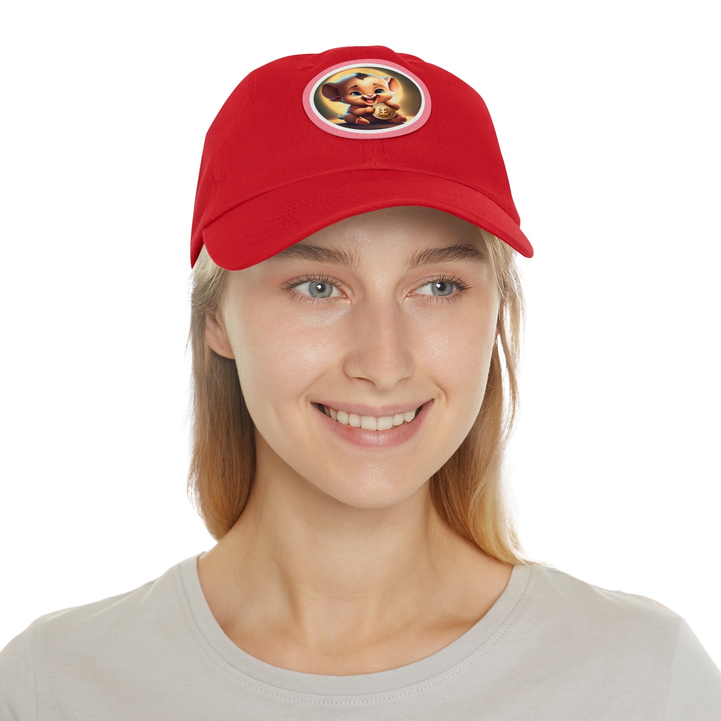 Fierce Baby Coin Hat with Leather Patch (Round)