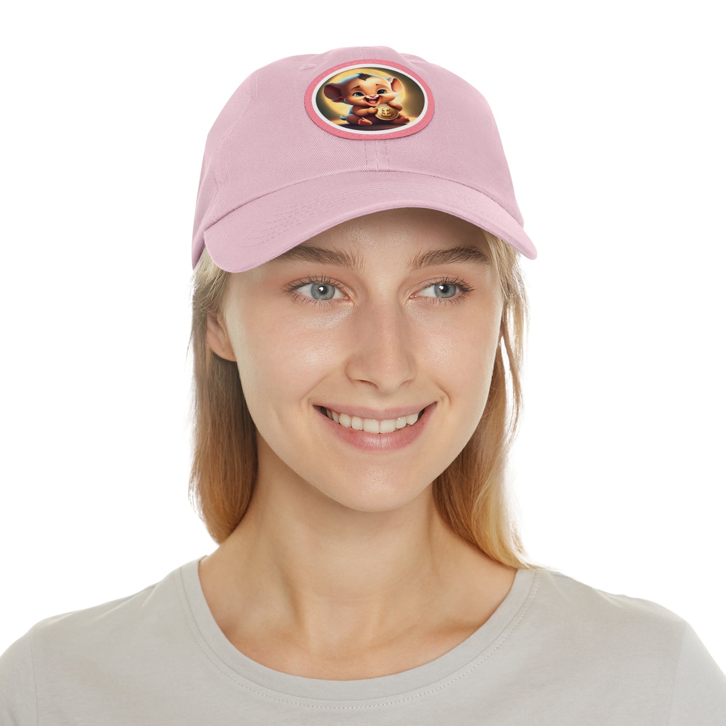 Fierce Baby Coin Hat with Leather Patch (Round)
