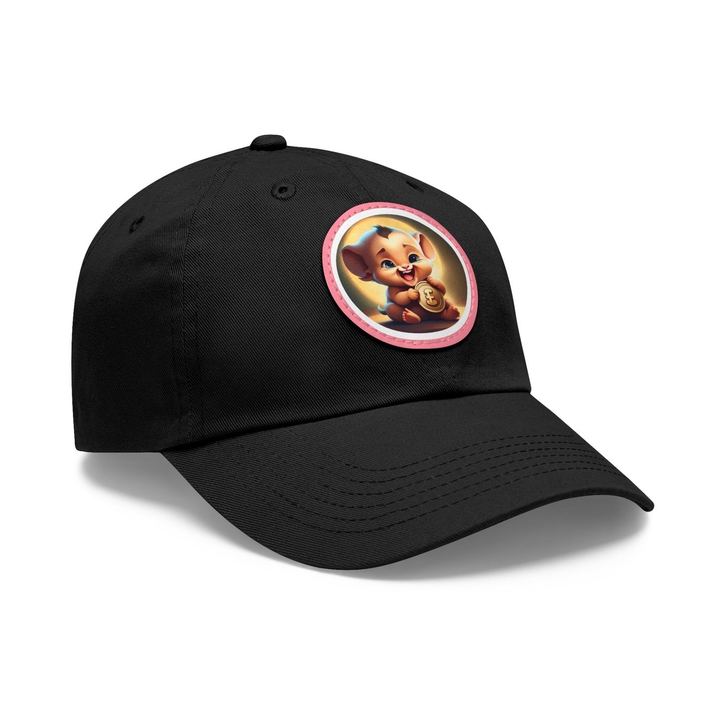 Fierce Baby Coin Hat with Leather Patch (Round)
