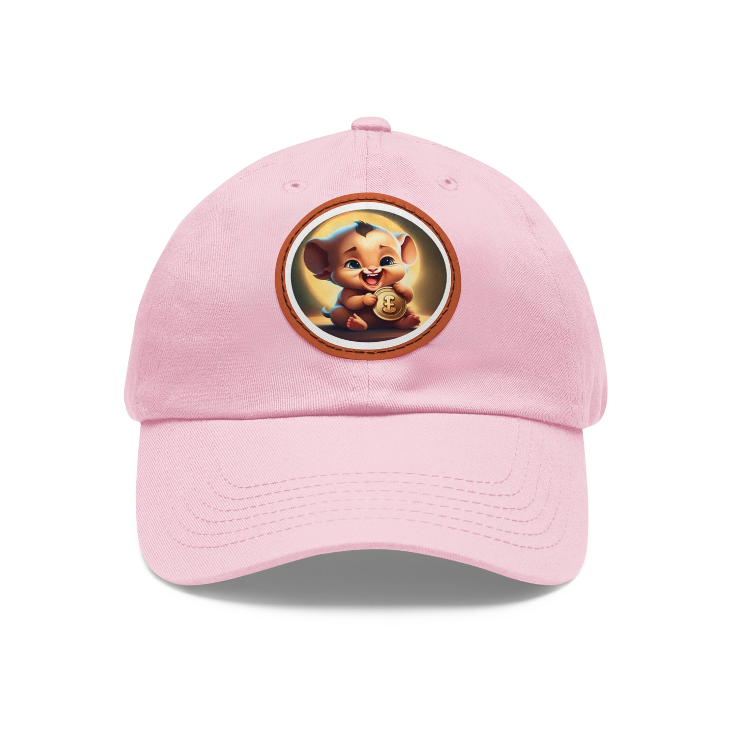 Fierce Baby Coin Hat with Leather Patch (Round)