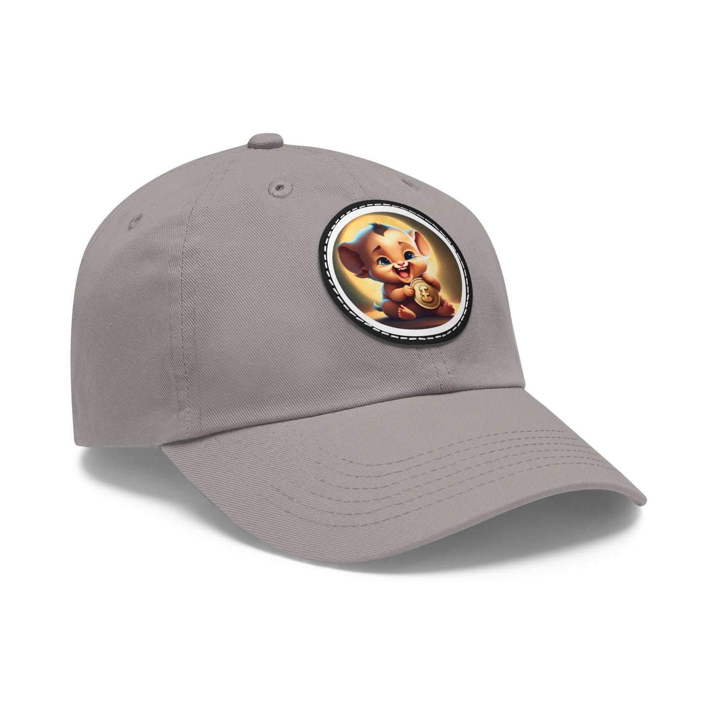 Fierce Baby Coin Hat with Leather Patch (Round)