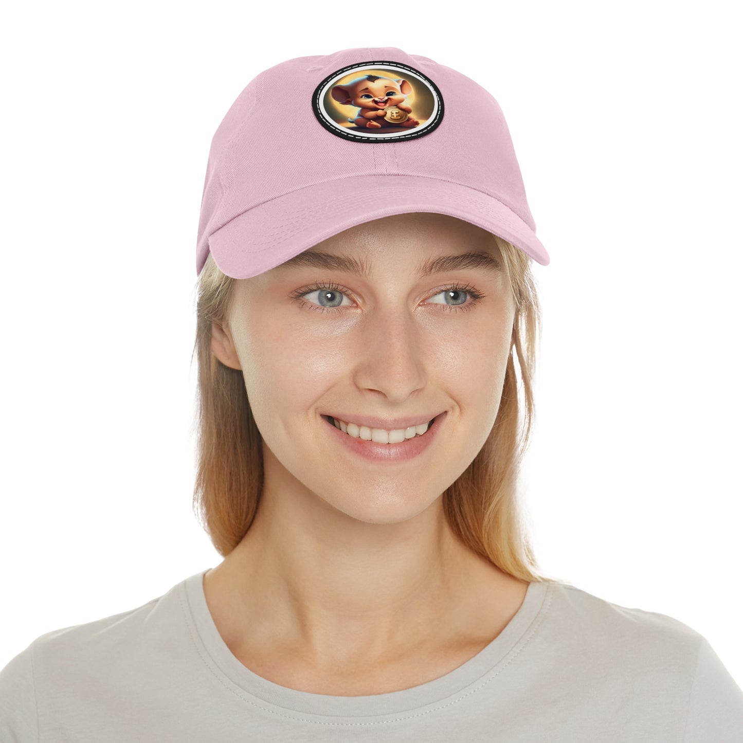 Fierce Baby Coin Hat with Leather Patch (Round)