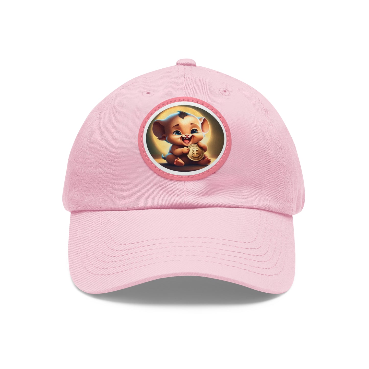 Fierce Baby Coin Hat with Leather Patch (Round)