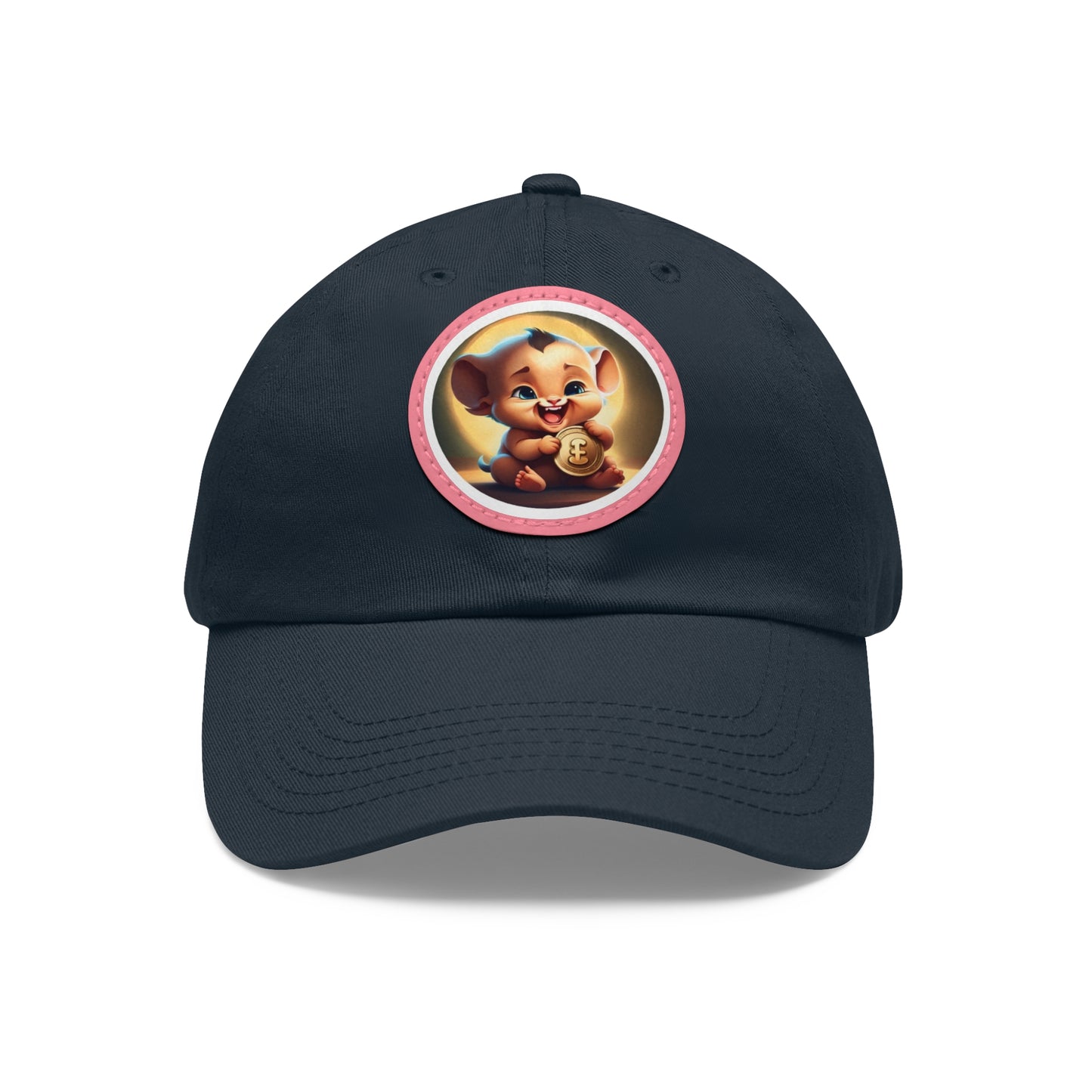 Fierce Baby Coin Hat with Leather Patch (Round)