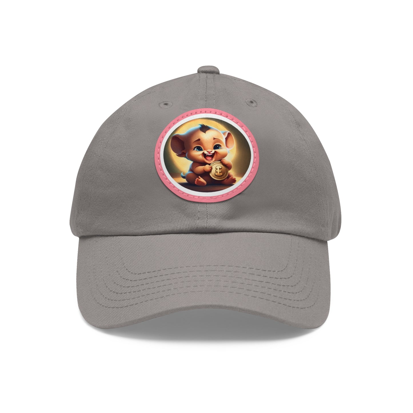 Fierce Baby Coin Hat with Leather Patch (Round)