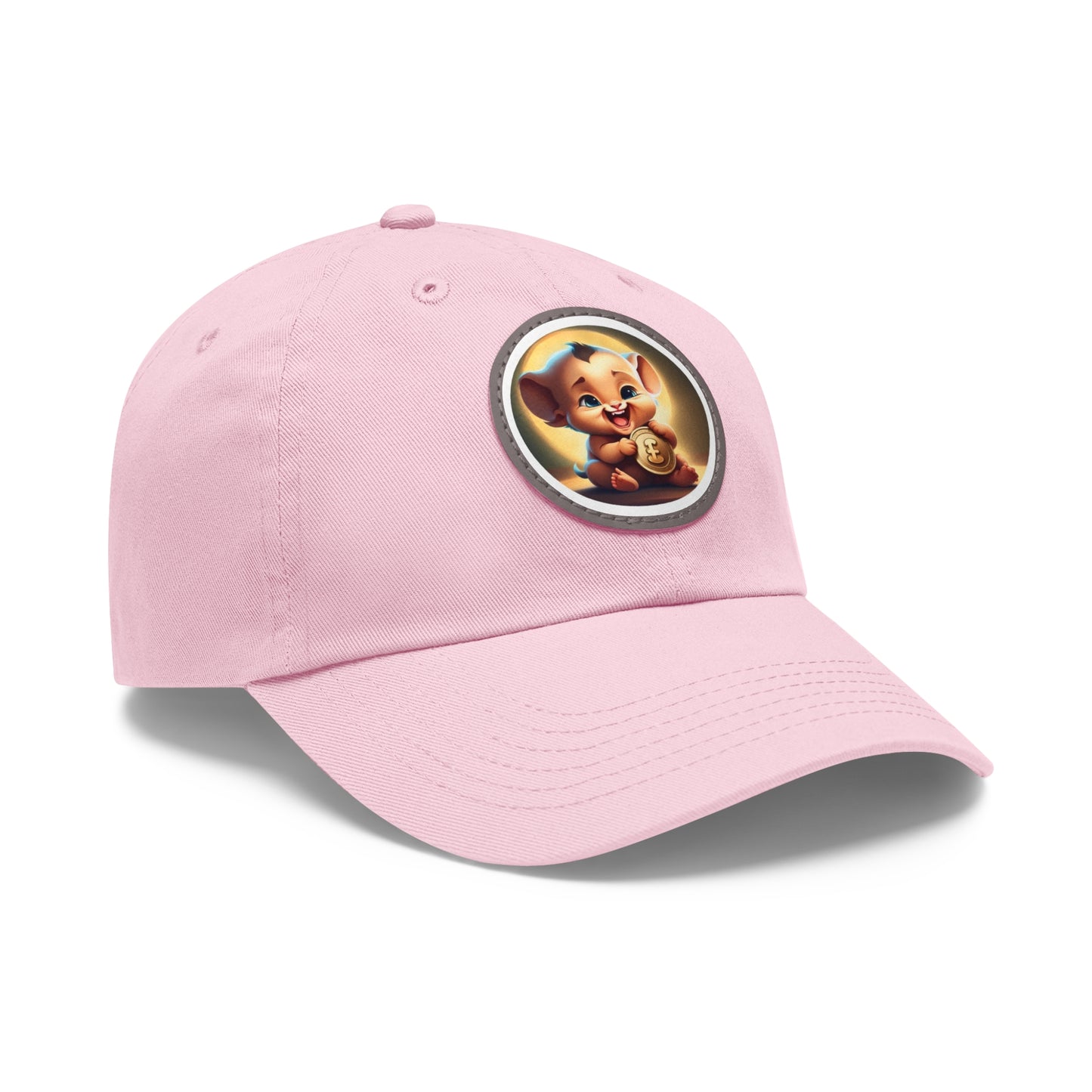 Fierce Baby Coin Hat with Leather Patch (Round)