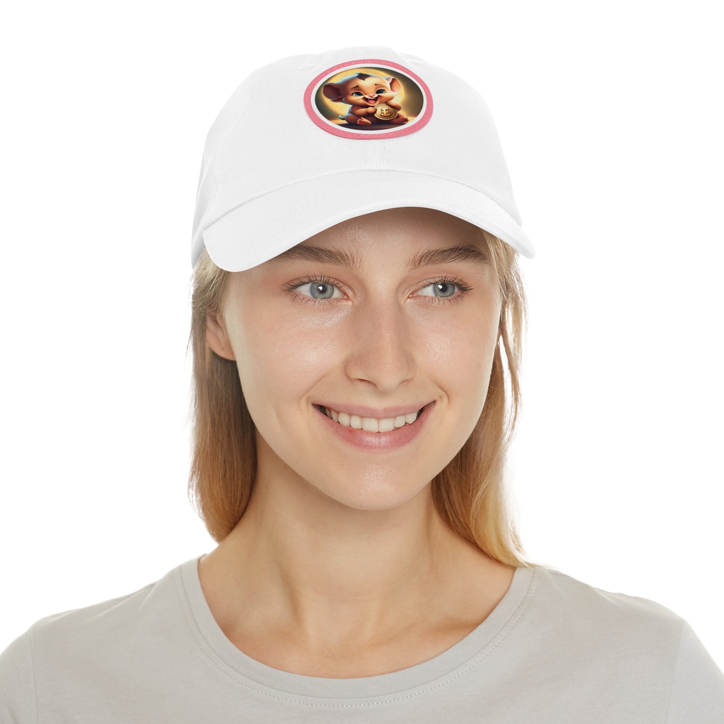 Fierce Baby Coin Hat with Leather Patch (Round)
