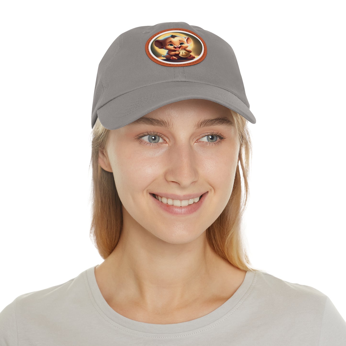 Fierce Baby Coin Hat with Leather Patch (Round)