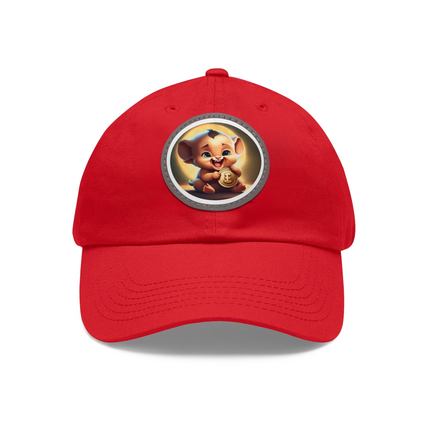 Fierce Baby Coin Hat with Leather Patch (Round)