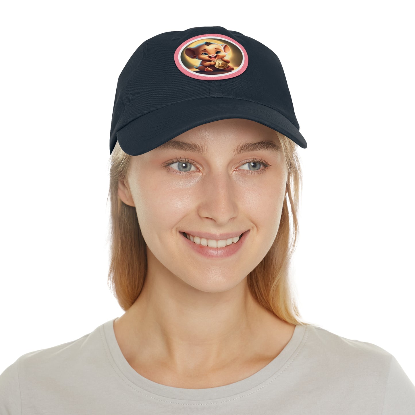 Fierce Baby Coin Hat with Leather Patch (Round)