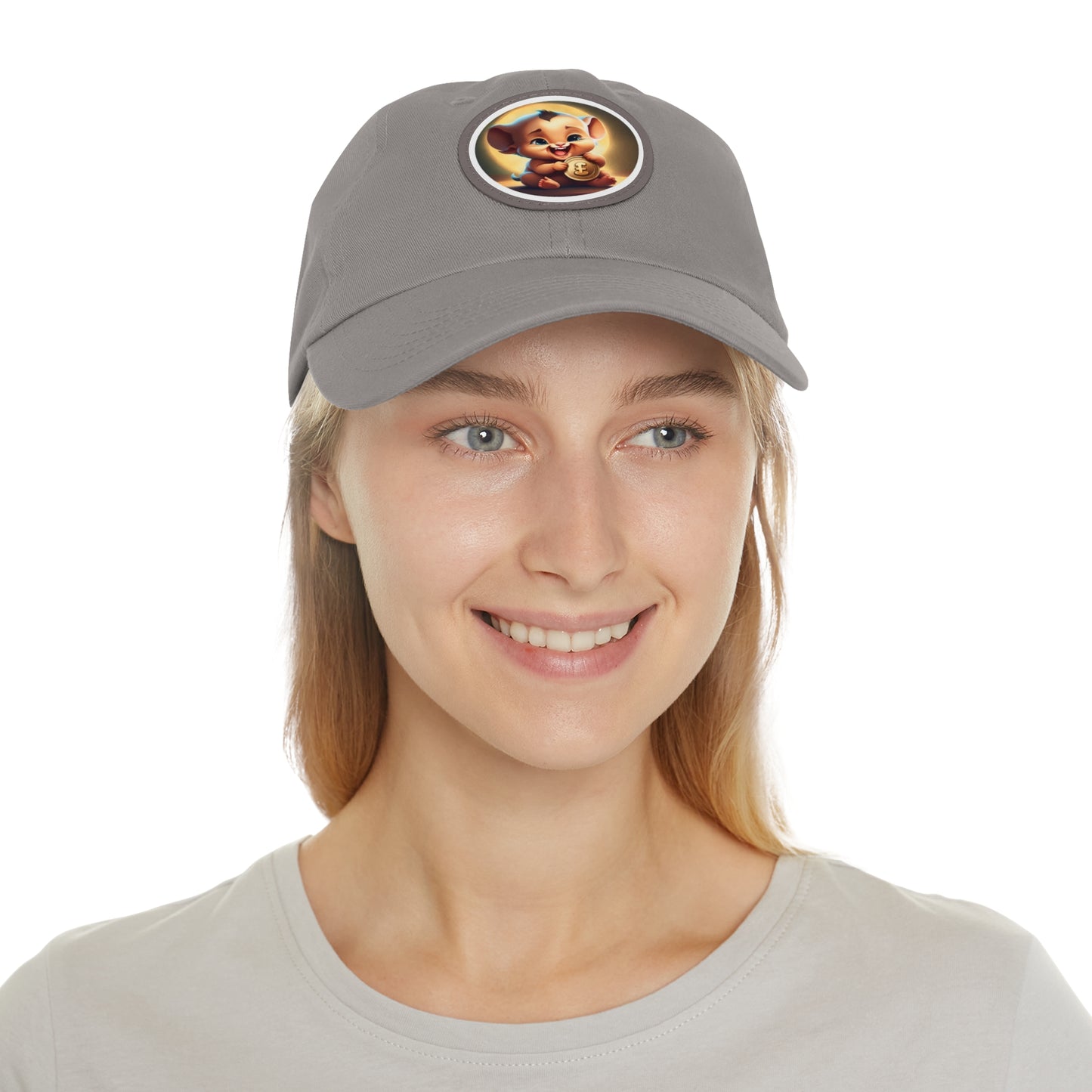 Fierce Baby Coin Hat with Leather Patch (Round)