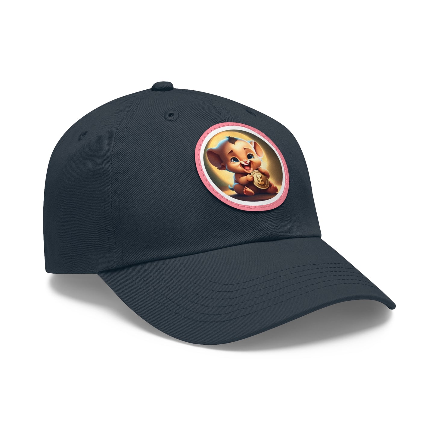 Fierce Baby Coin Hat with Leather Patch (Round)