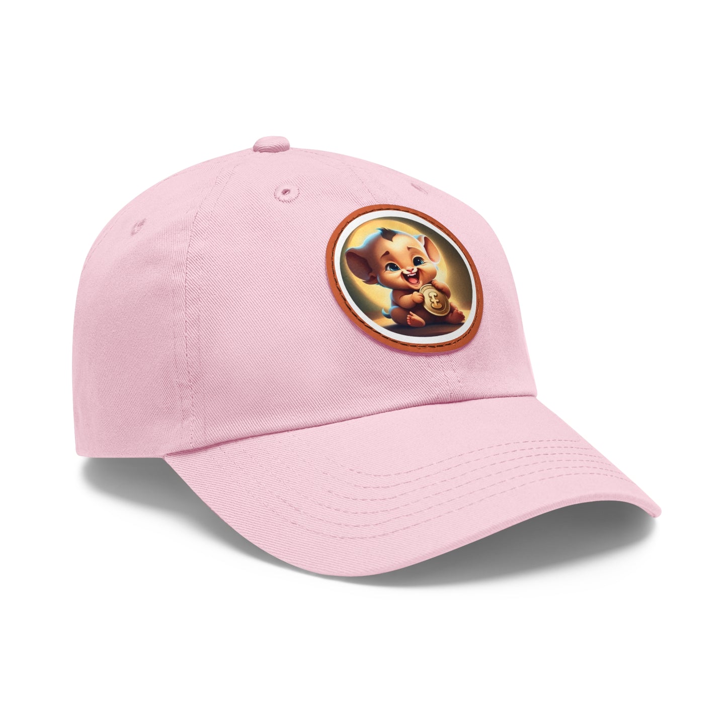Fierce Baby Coin Hat with Leather Patch (Round)
