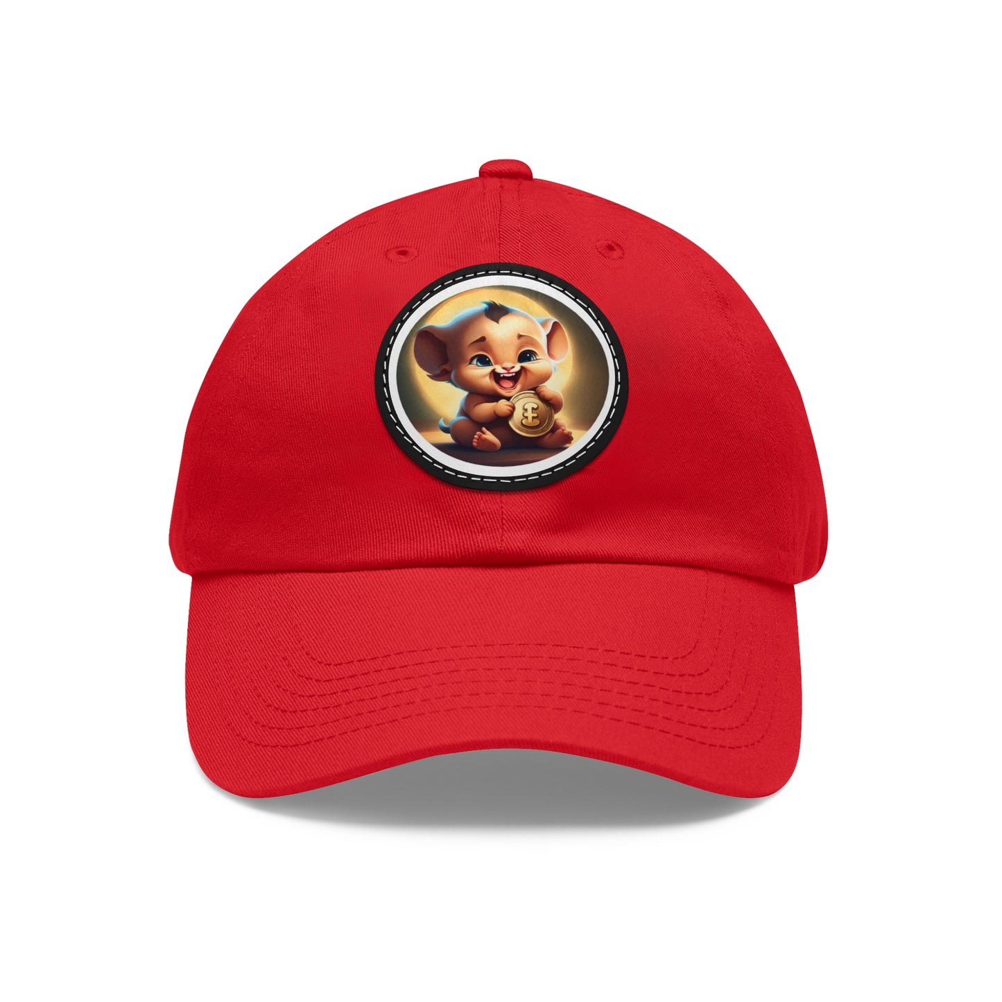 Fierce Baby Coin Hat with Leather Patch (Round)