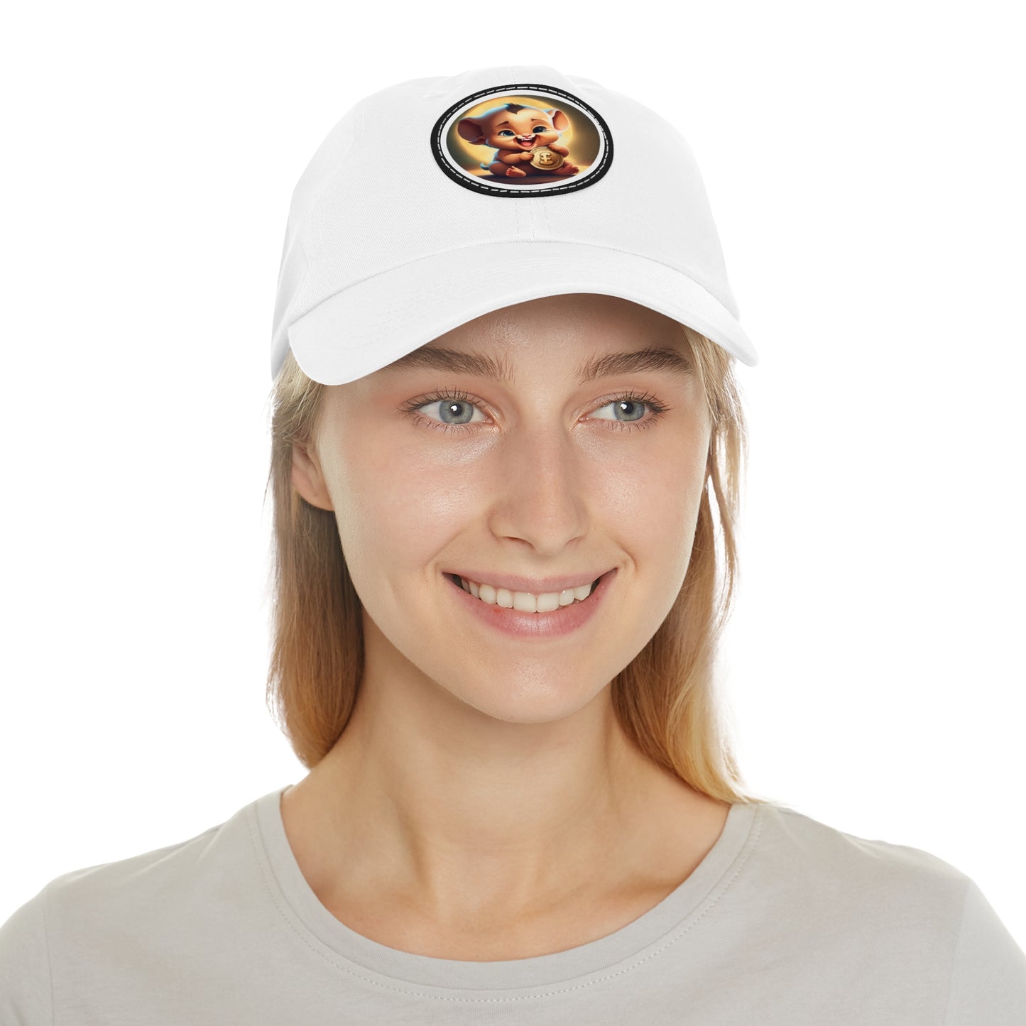 Fierce Baby Coin Hat with Leather Patch (Round)