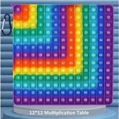 24cm Big Size Digital Multiplication Table Montessori Push Bubble Kids Toy Arithmetic Teaching Aids Educational Learning Toys