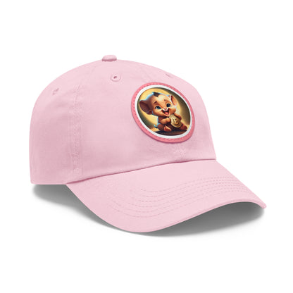 Fierce Baby Coin Hat with Leather Patch (Round)