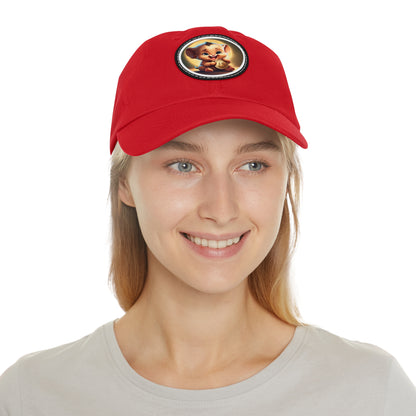 Fierce Baby Coin Hat with Leather Patch (Round)