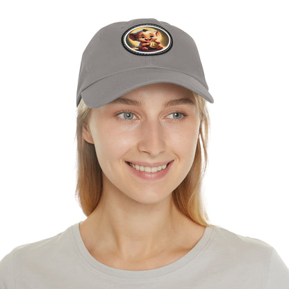 Fierce Baby Coin Hat with Leather Patch (Round)