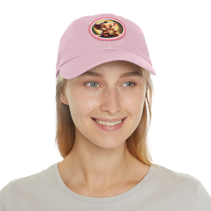Fierce Baby Coin Hat with Leather Patch (Round)