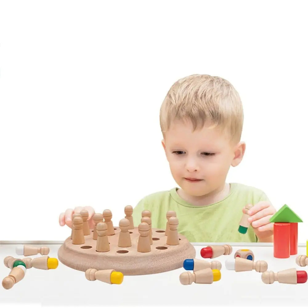 Memory Match Stick Chess Game