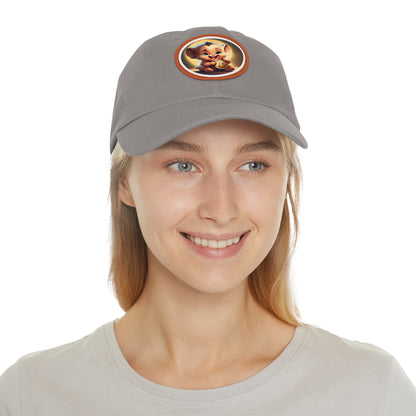 Fierce Baby Coin Hat with Leather Patch (Round)