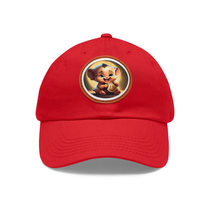 Fierce Baby Coin Hat with Leather Patch (Round)